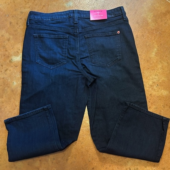 SPANX Women's Dark Blue Capri Jeans - Picture 5 of 6